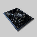 Charger l'image dans la galerie, Cadre bouteille cassé jack daniels whisky