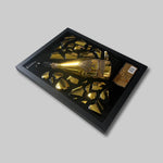 Charger l'image dans la galerie, Cadre Bouteille Cassé Champagne Armand de Brignac French-Bouteille