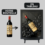 Charger l'image dans la galerie, Tableau bouteille cassée personnalisable vin champagne anniversaire mariage