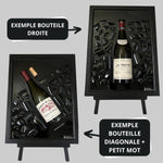 Charger l'image dans la galerie, Tableau bouteille cassée vin personnalisé resine epoxy par french bouteille