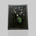 Charger l'image dans la galerie, Tableau Bouteille Cassée Champagne Dom Perignon par French Bouteille