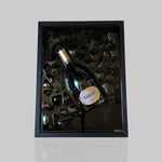 Charger l&#39;image dans la galerie, Tableau bouteille cassée ruinart champagne french bouteille
