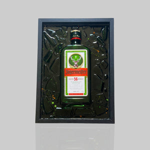 Tableau Bouteille Cassée Jagermeister par French Bouteille