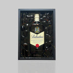 Charger l&#39;image dans la galerie, Tableau Bouteille Cassée Ballantines Whisky par French Bouteille
